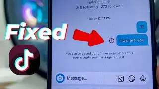 How to Fix TikTok Message Not Sending and Receiving || TikTok Message Problem