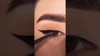 eyeliner tip #makeup #makeupobsession #eyemakeup