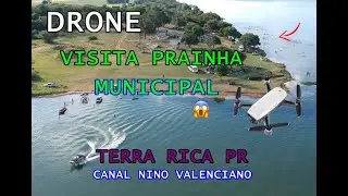 DRONE VISITA PRAINHA MUNICIPAL DE TERRA RICA PR / NINO VALENCIANO