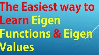 Eigen Function|Eigen Values|Eigen Equation|Quantum Chemistry|Physical Chemistry|Urdu\Hindi|Saad