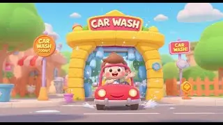 Car Wash Splash! | Fun Car Wash Song for Kids | Splashing Adventure Rhyme