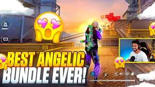 BEST ANGELIC BUNDLE EVER..??😍 New Angelic Bundle Gameplay 🤔 - FreeFire Telugu - MBG ARMY