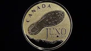 75% SOLD! 14-karat Gold Coin - 75th Anniversary of The Normandy Campaign: D-Day at Juno Beach