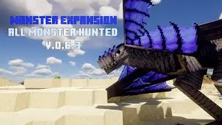 Monster Expansion | Monster hunter inspiration mod, all monster hunted | Minecraft moded 1.20.1