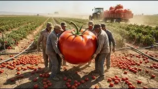 Inside the Largest Tomato Paste Canning Factory &ndash; From Fresh Tomatoes to Canned Paste (Full Process)
