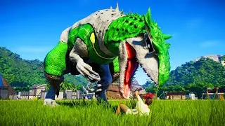 🦖💥 Dr. Doom, Black Adam & Red Hulk in the Ultimate Dinosaur Battle!