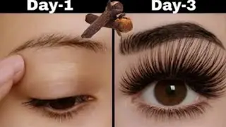 احصلي‼️على رموش وحواجب كثيفة وشعر طويل في أسبوع فقط بمكونات طبيعية