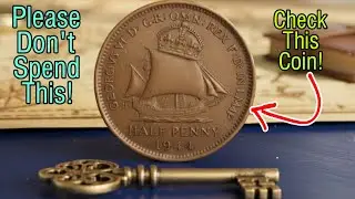 Don&rsquo;t Ignore This Half Penny! Rare British Coins Worth Big Money!