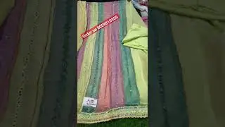 New design........ Pure organza fabric with fancy new design........ Fancy mirror work  #suit #