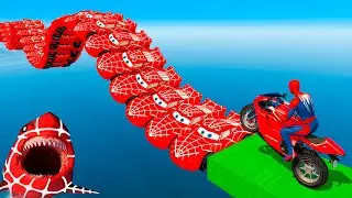 الرجل العنكبوت انقاذ باتمان Spider-Man Rescue batman vs iron man vs venom funny Game GTA 5 superhero