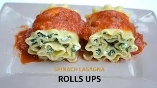 SPINACH LASAGNA ROLLS - HOW TO MAKE SPINACH LASAGNA ROLLS