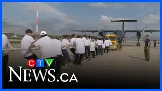 Plane pull fundraiser for United Way