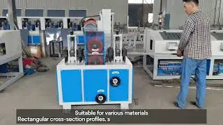 Square tube polishing machine, rectangular tube polishing machine