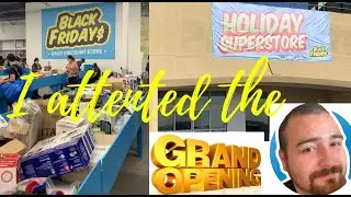 Black Fridays Daily Discount Holiday Superstore WESTSIDE El Paso, TX GRAND OPENING walkthrough