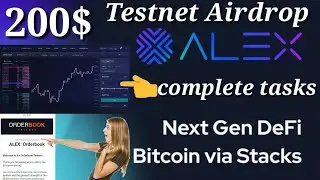 Alex Defi Tesnet Live On STX Wallet How To Join Testnet
