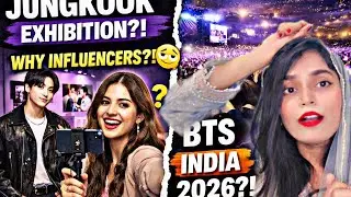 Выставка Чонгука 🫶🏻 | Инфлюенсеры против ARMY | Концерт BTS в Индии 2026 🇮🇳💜