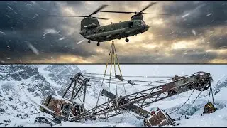 MONUMENTAL Restoration &mdash; Lost Himalayan Cable Crane 100 Years Frozen to Industrial Titan