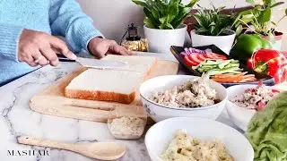 2 HEALTHY Sandwich recipes for WEIGHT LOSS / School /Work | Lunch Ideas - Part 2 ( Mayo tuna & egg )