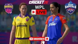 WPL DC vs UPW Cricket 26 #cricket26 #viral #t20cricket #wpl2026  #tredning