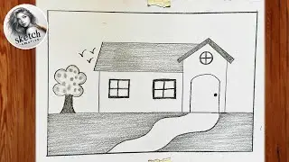 How To Draw Tinny House | Pencil Drawing