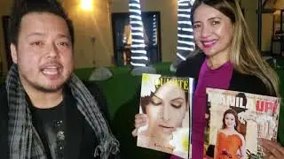 NINO ALEJANDRO'S  SPECIAL SHOUT FOR MANILA UP INTERNATIONAL MAGAZINE