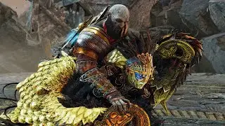 God of war Ragnarök Fighting GNA on difficulty : Give me no mercy.