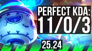AMUMU vs HECARIM (JGL) | Perfect KDA: 11/0/3 | KR Master | 25.24