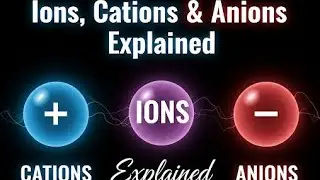 Ions, Cations & Anions Explained | Easy Chemistry Concept for Beginners#Ions#Cations#Anions#concept