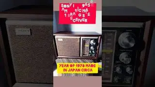 my old is gold vintage radio 2 band Sony  ICF-9650 model AM FM transistor receiver#oldclassic