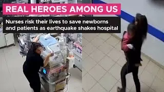 Real Heroes Among Us: Nurses risk their lives to save babies as an earthquake shakes the hospital.