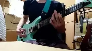 Dimarzio D activator bridge DP220 pickup  demo with ibanez s561 