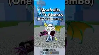 Ice + Bisento is Broken 🧊 💀  #bloxfruits #combo #bisento #ice