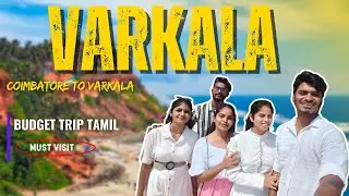 “First Time in Varkala 😍 | Unbelievable Cliff View Travel Vlog
