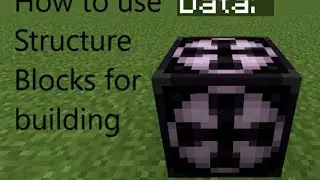 How to use the structure Block in Minecraft (Part 1 - Pocket Edition)