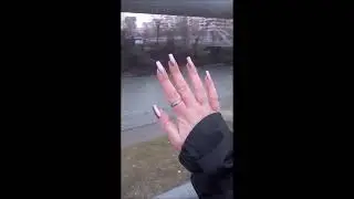 Winter nail art on pretty hands by our model Jadez (january 2026)