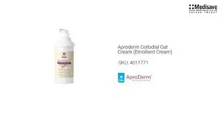 Aproderm Collodial Oat Cream Emollient Cream 4011771
