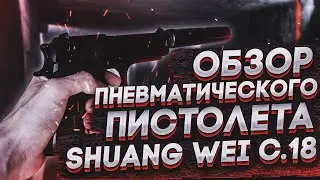 ОБЗОР И ТЕСТ ПНЕВМАТИЧЕСКОГО ПИСТОЛЕТА SHUANG WEI C.18