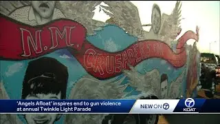 Gun violence victims displayed on float at Albuquerque Twinkle Light Parade