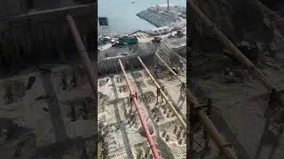 How To Do Deep Excavation Support.#underconstruction #shortvideo #youtubeshorts