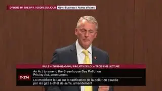 Bill C-234: Senator Moncion's Amendment - Response Speech