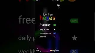 Android Games:  Daily Puzzles - Flow Free, Bridges, Hexes, Warps ● June 24, 2023 ● Note 20 w/ S-Pen