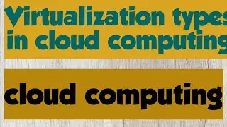 Types of Virtualization in Cloud computing