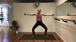 10 minute BARRE TONED ARMS & TONED BACK Workout - FULL body