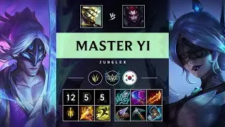 Master Yi Jungle vs Elise - KR Challenger Patch 25.10