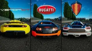 Forza Motorsport 7 - Hennessey Venom GT VS. Bugatti Veyron VS. Koenigsegg One:1