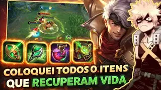 DUM COM TODOS ITENS QUE RECUPERAM VIDA DE ALGUMA FORMA | honor of kings 