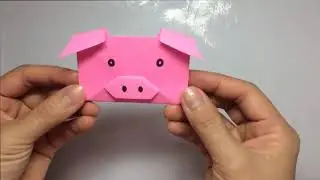 How to make an easy origami pig (Farm Animals)