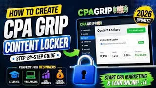 How to Create a CPA Grip Content Locker (2026) | CPA Marketing for Beginners