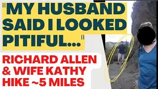 DELPHI, IN: Richard Allen wife Kathy's Facebook 9/23/18 video ~5-mile Charlies Bunion mountain hike