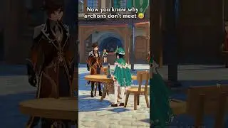 Why archons don't meet🗿 #genshinimpact #shorts #venti #zhongli #raiden #mavuika #furina #nahida